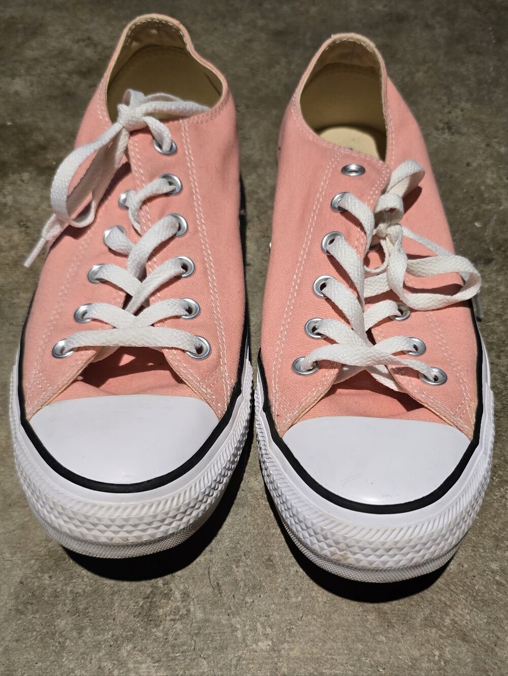 Converse Low-Top Sneakers in Coral